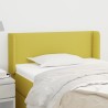 Tête de lit avec oreilles Vert 103x16x78/88 cm Tissu 