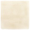 Tapis Shaggy à poils longs NAVARRA crème 200x200 cm polyester 