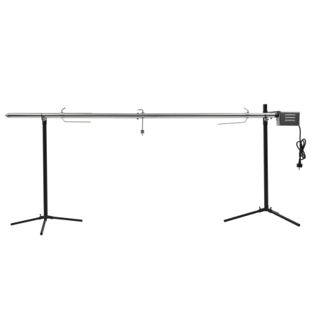 Gril de barbecue automatique avec moteur Inox 207x45x81 cm   