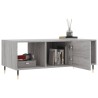 Table basse sonoma gris 102x50x40 cm bois d'ingénierie 
