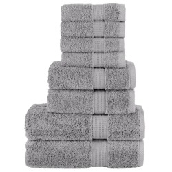 Ensemble de serviettes de qualité supérieure SOLUND 8 pcs gris 
