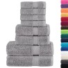 Ensemble de serviettes de qualité supérieure SOLUND 8 pcs gris 