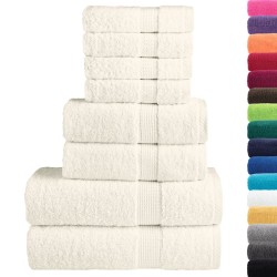 Ensemble de serviettes de qualité supérieure SOLUND 8 pcs crème 