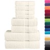 Ensemble de serviettes de qualité supérieure SOLUND 8 pcs crème 