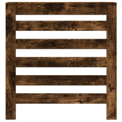 Cache-radiateur chêne fumé 78x20x82 cm bois d'ingénierie 