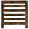 Cache-radiateur chêne fumé 78x20x82 cm bois d'ingénierie 