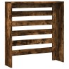 Cache-radiateur chêne fumé 78x20x82 cm bois d'ingénierie 
