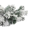 Guirlande de Noël avec neige floquée Vert 10 m PVC 