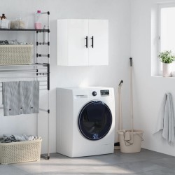 Armoire murale Blanc brillant 60x31x60 cm Bois d'ingénierie 