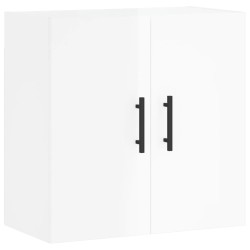 Armoire murale Blanc brillant 60x31x60 cm Bois d'ingénierie 