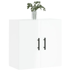 Armoire murale Blanc brillant 60x31x60 cm Bois d'ingénierie 