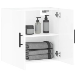 Armoire murale Blanc brillant 60x31x60 cm Bois d'ingénierie 