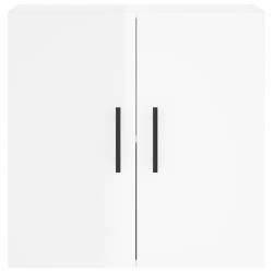 Armoire murale Blanc brillant 60x31x60 cm Bois d'ingénierie 