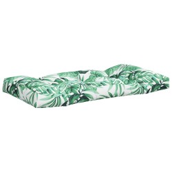Coussins de palette lot de 3 motif de feuilles tissu 