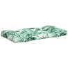 Coussins de palette lot de 3 motif de feuilles tissu 