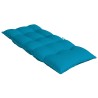 Coussins de chaise à dossier haut lot de 2 bleu clair 