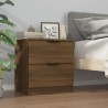 Table de chevet Chêne marron Bois d'ingénierie 