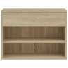 Banc à chaussures Chêne sonoma 60x30x45 cm Bois d’ingénierie 