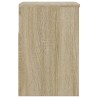 Banc à chaussures Chêne sonoma 60x30x45 cm Bois d’ingénierie 