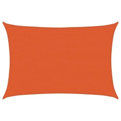 Voile d'ombrage 160 g/m² Orange 4x6 m PEHD 