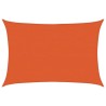 Voile d'ombrage 160 g/m² Orange 4x6 m PEHD 