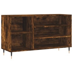 Armoire à chaussures Chêne fumé 102x36x60 cm Bois d'ingénierie 