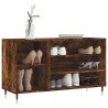 Armoire à chaussures Chêne fumé 102x36x60 cm Bois d'ingénierie 