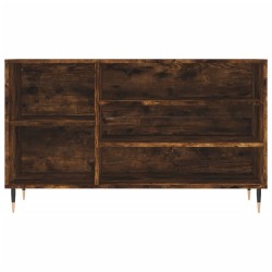Armoire à chaussures Chêne fumé 102x36x60 cm Bois d'ingénierie 