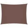 Voile de parasol tissu oxford rectangulaire 3x6 m marron 