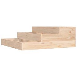 Jardinière 78x78x27 cm Bois massif de pin 