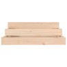 Jardinière 78x78x27 cm Bois massif de pin 