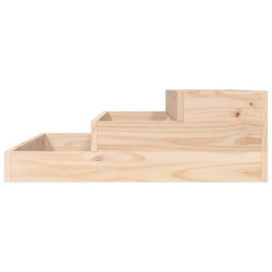 Jardinière 78x78x27 cm Bois massif de pin 