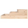 Jardinière 78x78x27 cm Bois massif de pin 