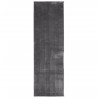 Tapis HUARTE à poils courts doux et lavable anthracite 80x250cm 