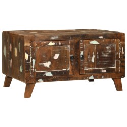 Table Basse Multicolore 80x54x45 cm Bois Massif Récupéré 