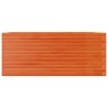 Jardinière cire marron 110x60x46 cm bois de pin massif 
