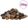 Galets polis 25 kg multicolores 2-5 cm 