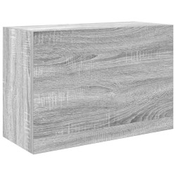 Armoire murale de bain sonoma gris 60x25x40cm bois d'ingénierie 