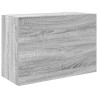 Armoire murale de bain sonoma gris 60x25x40cm bois d'ingénierie 