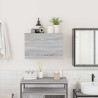 Armoire murale de bain sonoma gris 60x25x40cm bois d'ingénierie 