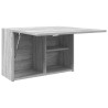 Armoire murale de bain sonoma gris 60x25x40cm bois d'ingénierie 