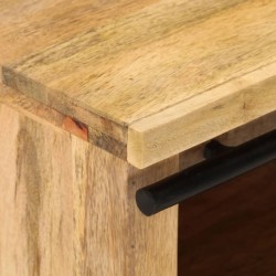 Meuble TV 90x35x40 cm Bois massif de manguier 