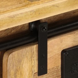Meuble TV 90x35x40 cm Bois massif de manguier 