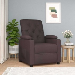 Fauteuil inclinable Marron Tissu 