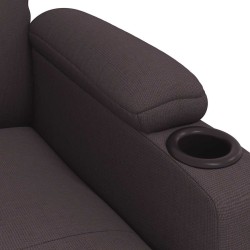 Fauteuil inclinable Marron Tissu 