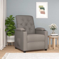 Fauteuil inclinable Taupe Tissu 
