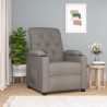 Fauteuil inclinable Taupe Tissu 