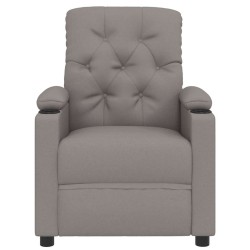 Fauteuil inclinable Taupe Tissu 