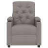 Fauteuil inclinable Taupe Tissu 