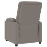 Fauteuil inclinable Taupe Tissu 
